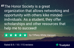 The Honor Society is a great organization that allows networking and opportunity with others kike minded individuals. As a student, they offer scholarships and other resources that help me to succeed!